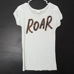 2 pink shirts by victoria secret